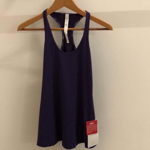 lululemon athletica Tops - Lululemon purple tank, sz 6, 61320, NWT